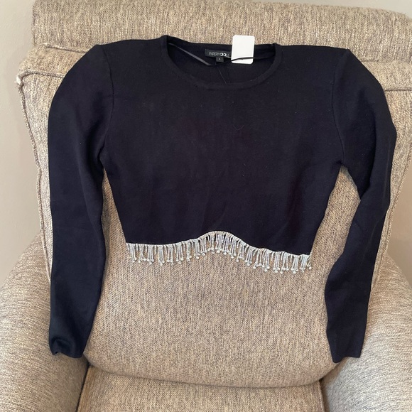 Boutique Rhinestone Crop - Picture 2 of 3